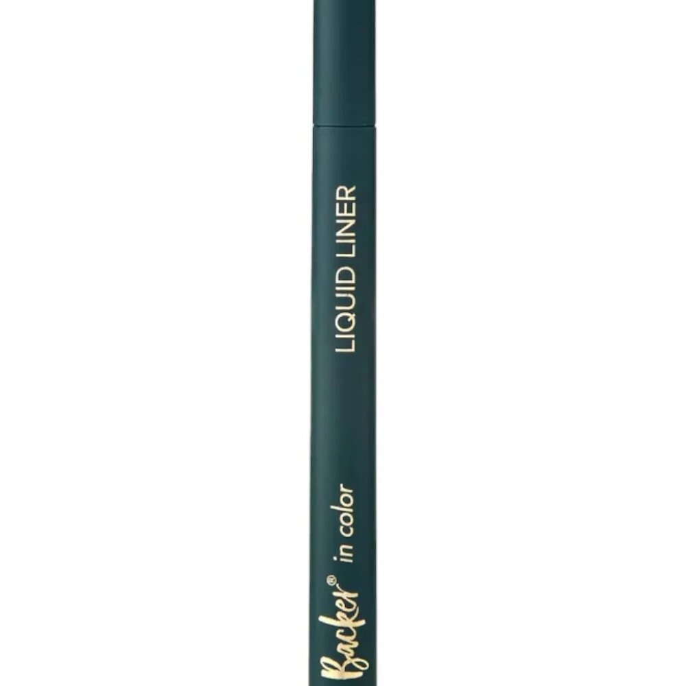 Belle Beauty Line Backer Liquid Eye Liner- Forest Green